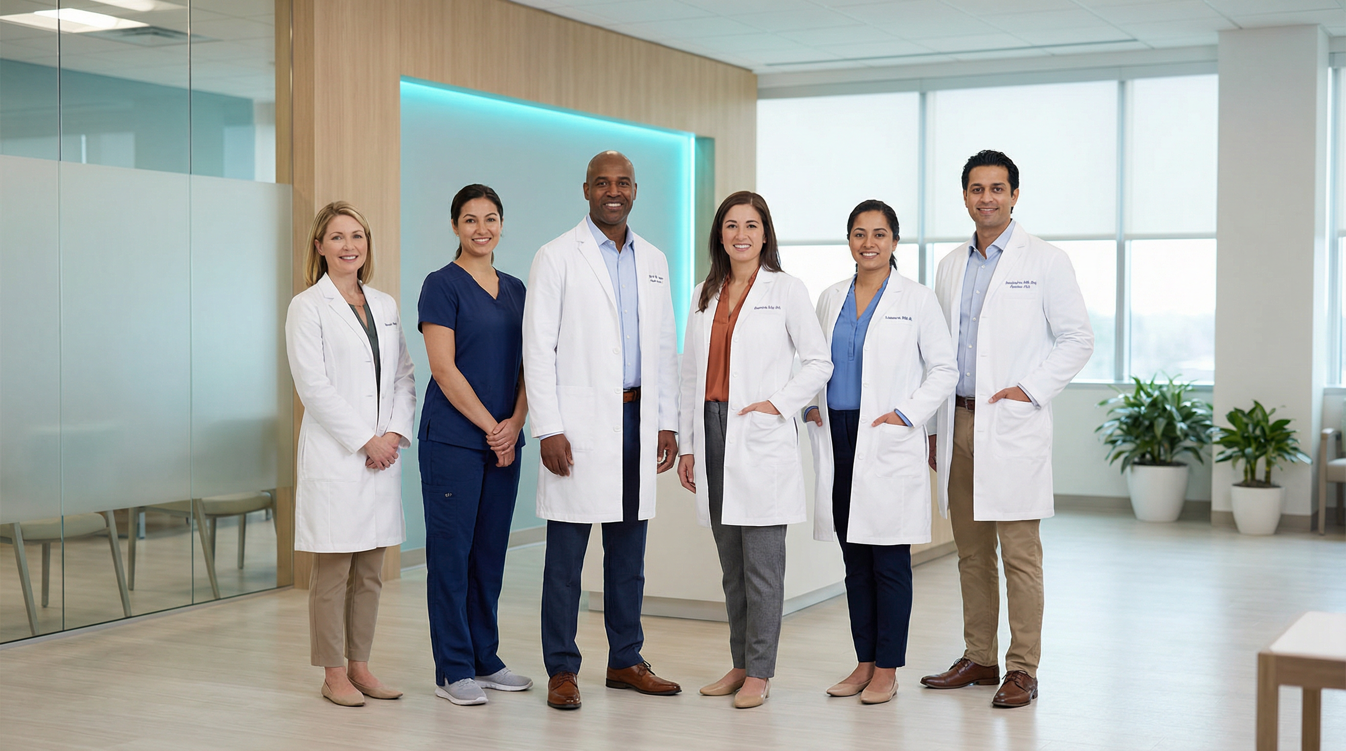 Equipe médica profissional